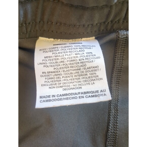 Nike Athletic Black Lined Shorts Medium  built in briefs Back Pouch Women’s - Picture 7 of 8